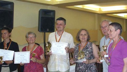 Festival de Scrabble Francophone de Roumanie 2011 - podium Paires