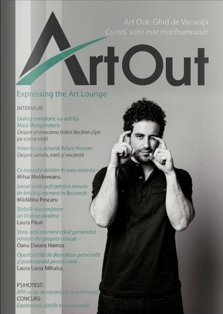 Coperta revistei Art Out: Ghid de vacanta