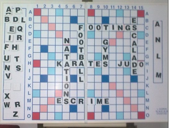 Grila lectiei demonstrative:
Scrabble in ajutorul invatarii limbii franceze
