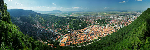 Brasov, panorama de pe Tîmpa