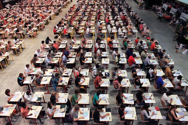 Campionatele Mondiale de Scrabble Francofon 2012, 
Montauban, Franţa, sala Eurythmie