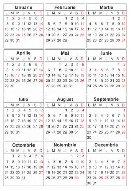 Calendarul competițional 2024