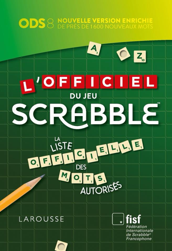 Dictionarul oficial de scrabble in limba franceza