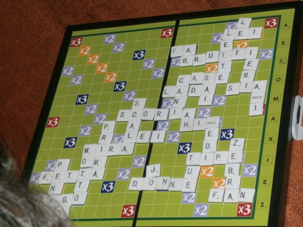 Grilă de scrabble în limba italiană