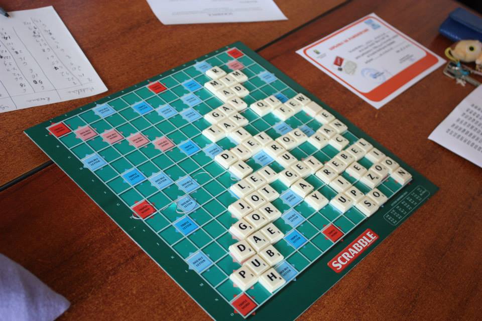 Grilă de scrabble în limba engleză