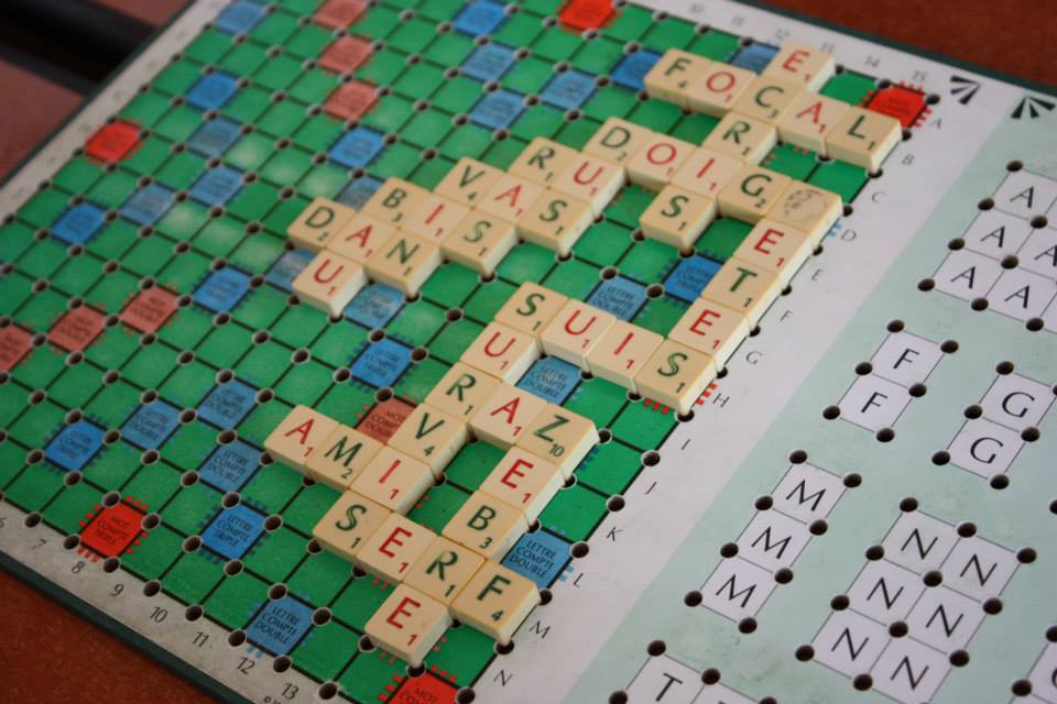 Grilă de scrabble în limba franceză