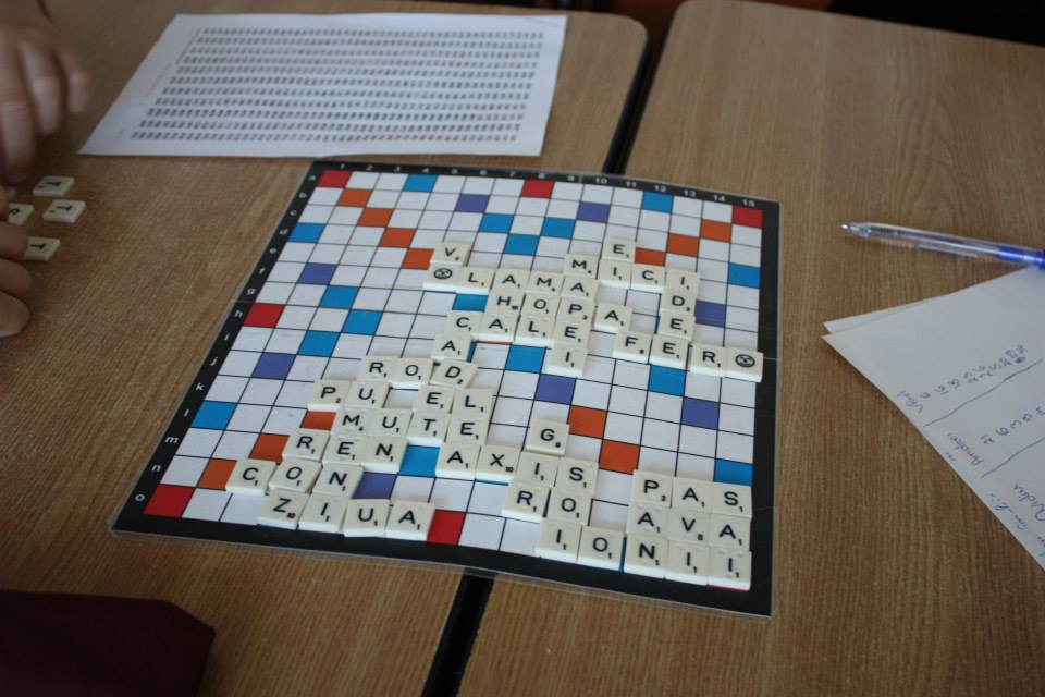 Grilă de scrabble în limba română